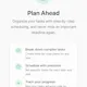Plan Ahead