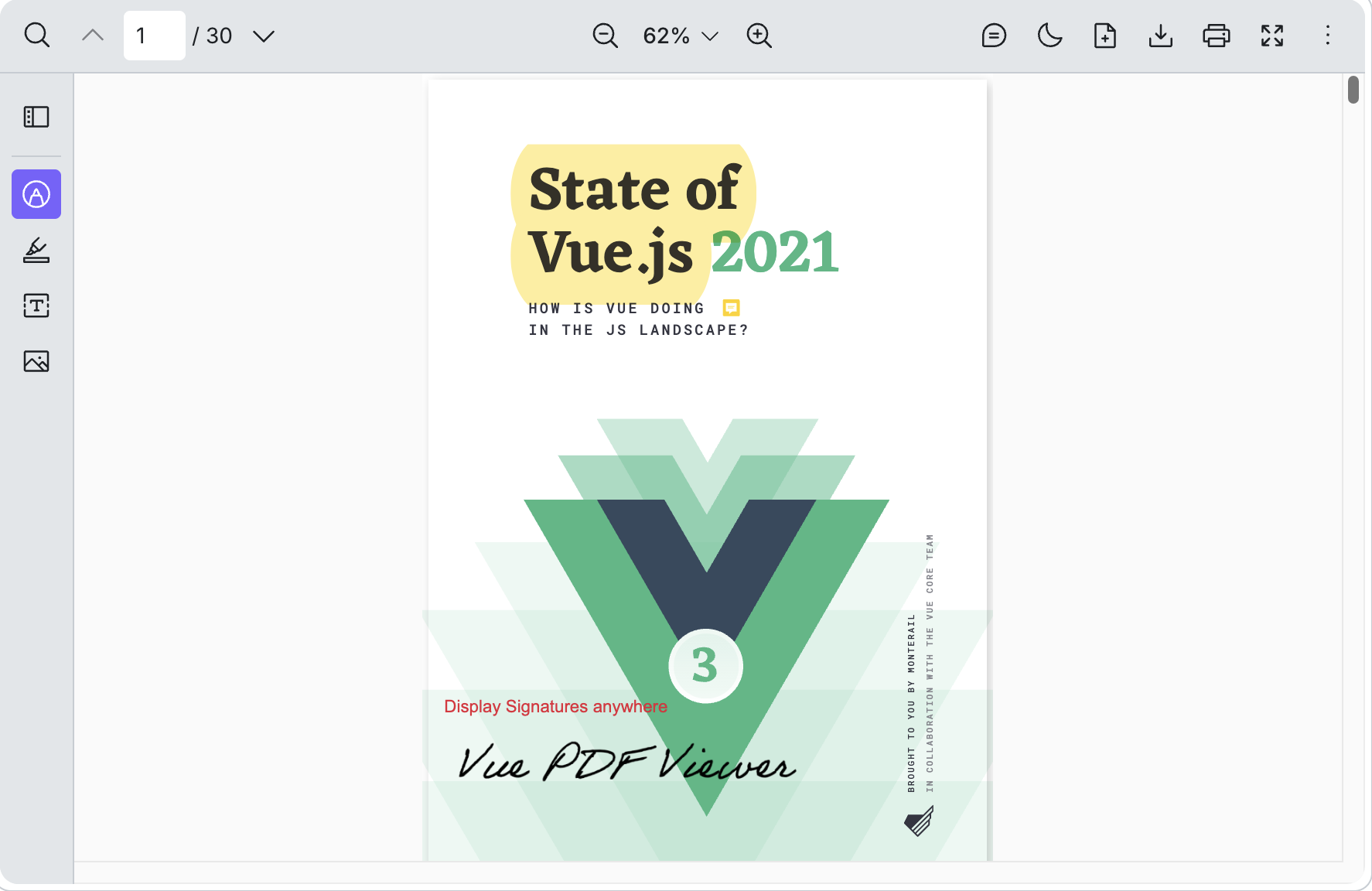 Vue PDF Viewer gallery image