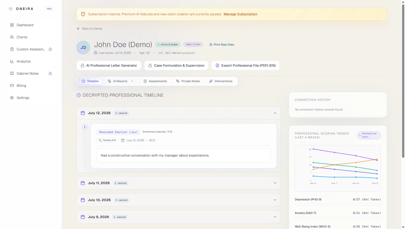 Oneira screenshot 7