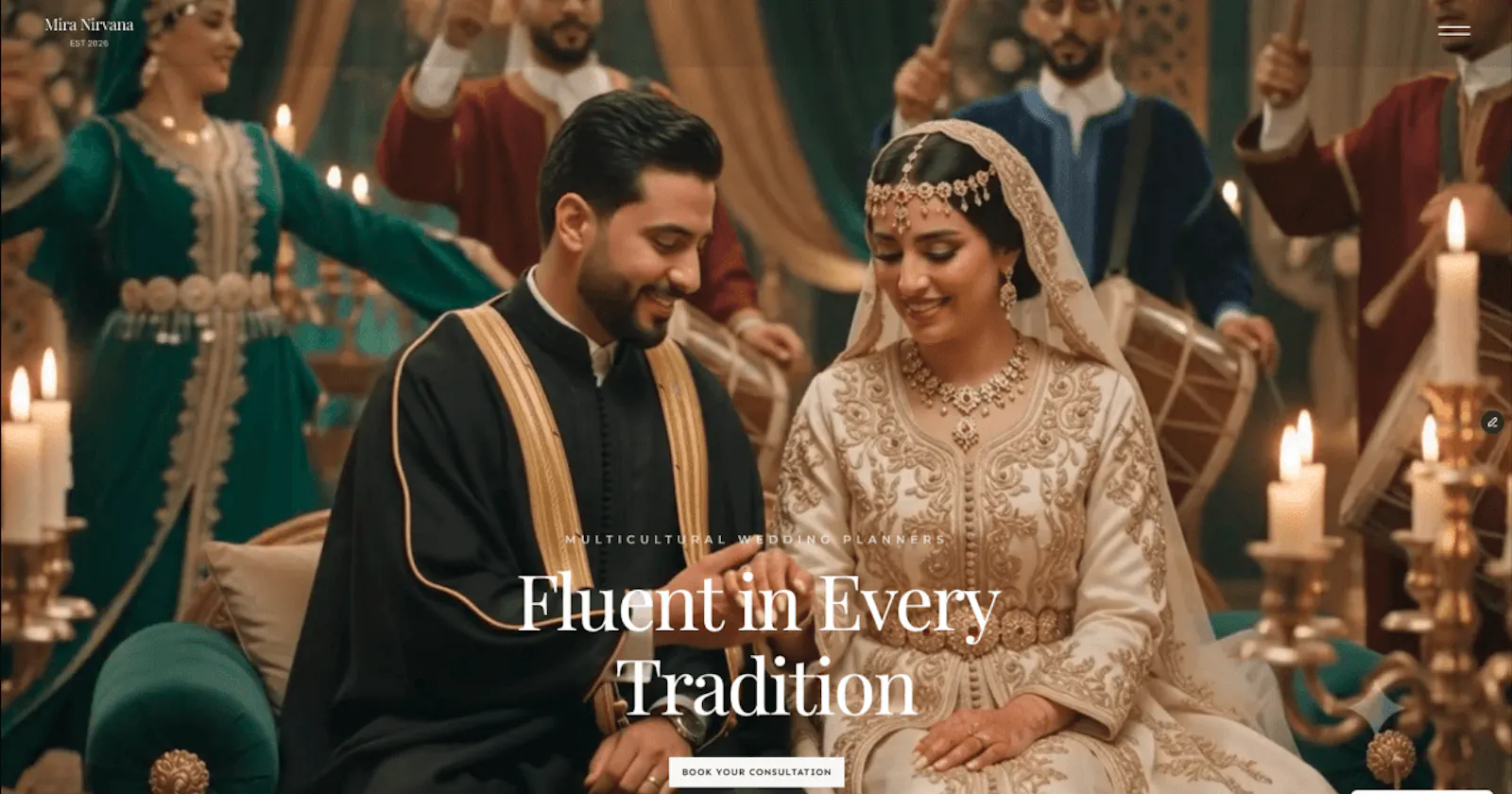 Luxury Wedding Template screenshot 1