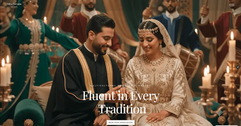 Luxury Wedding Template screenshot 1