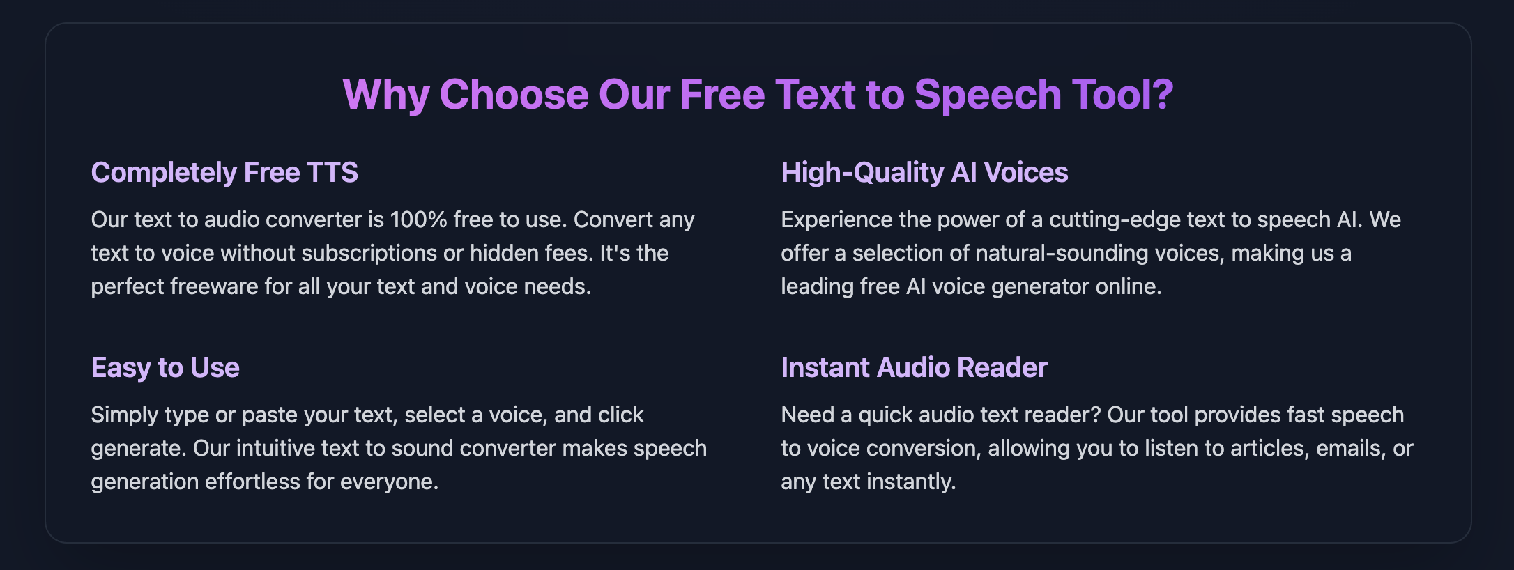 Free Text to Speech - Natural Voices gallery image