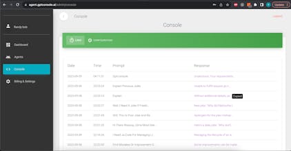 GPTConsole gallery image