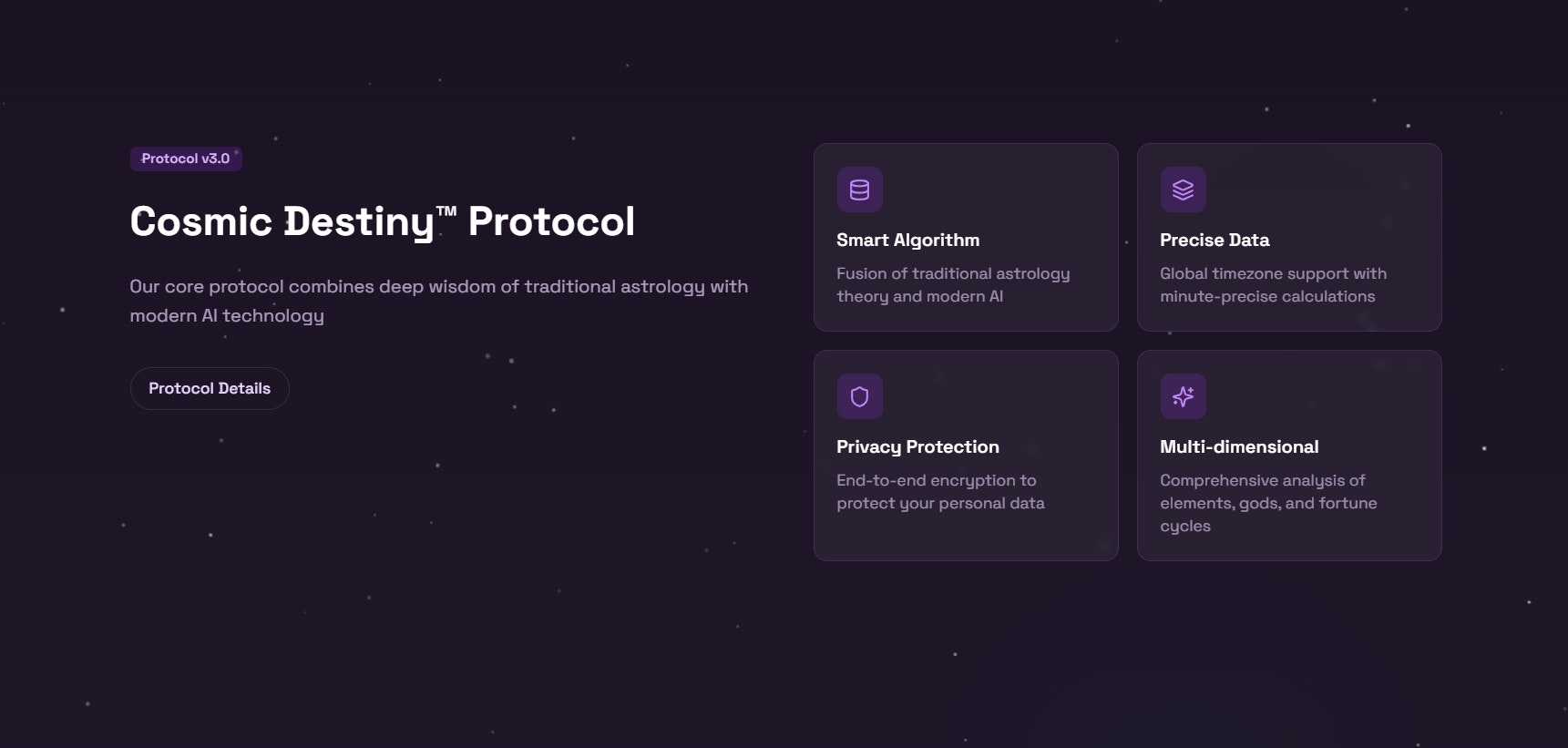 Cosmic Destiny - Screenshot 2 showing product features and functionality