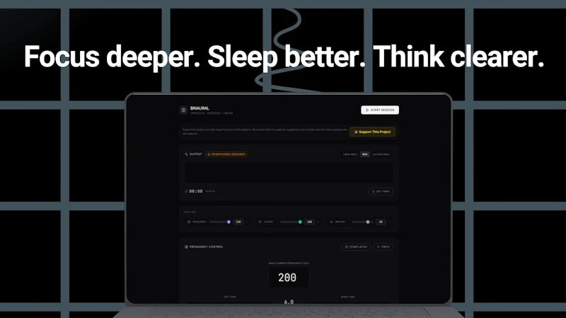 Binaural Online screenshot 1