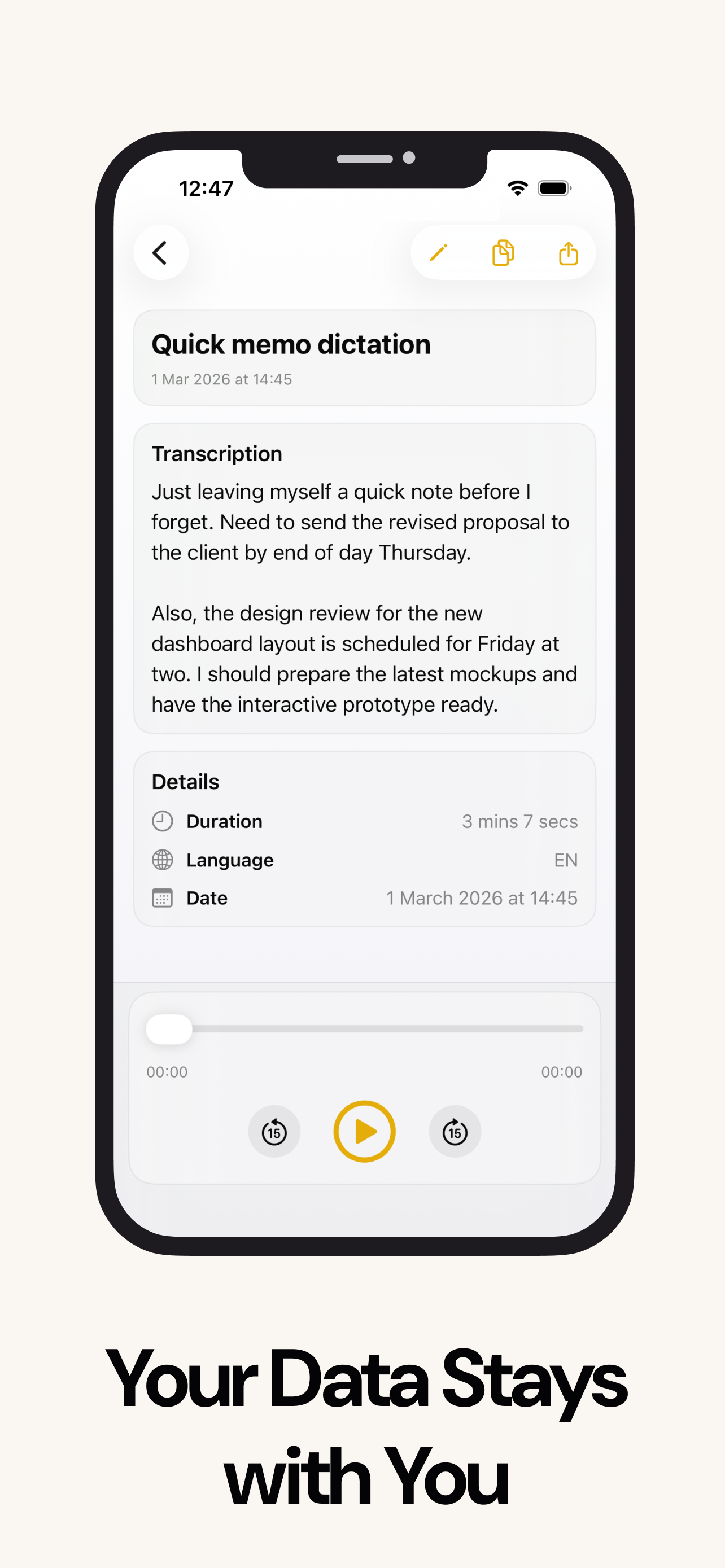 VoiceScriber AI: Offline Notes gallery image
