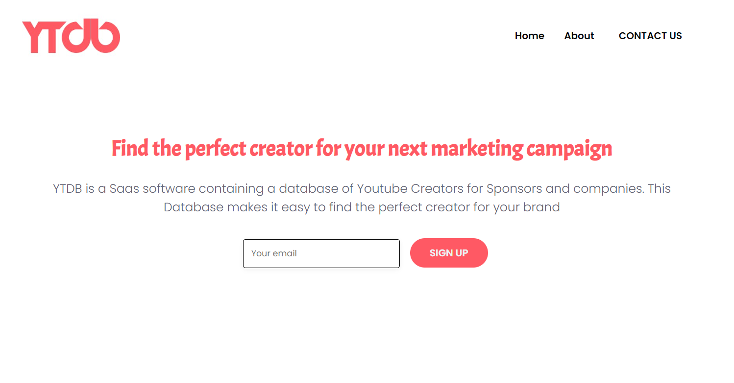 Media Ytdb - Tìm người tạo YouTube đúng cho quảng cáo của bạn 1