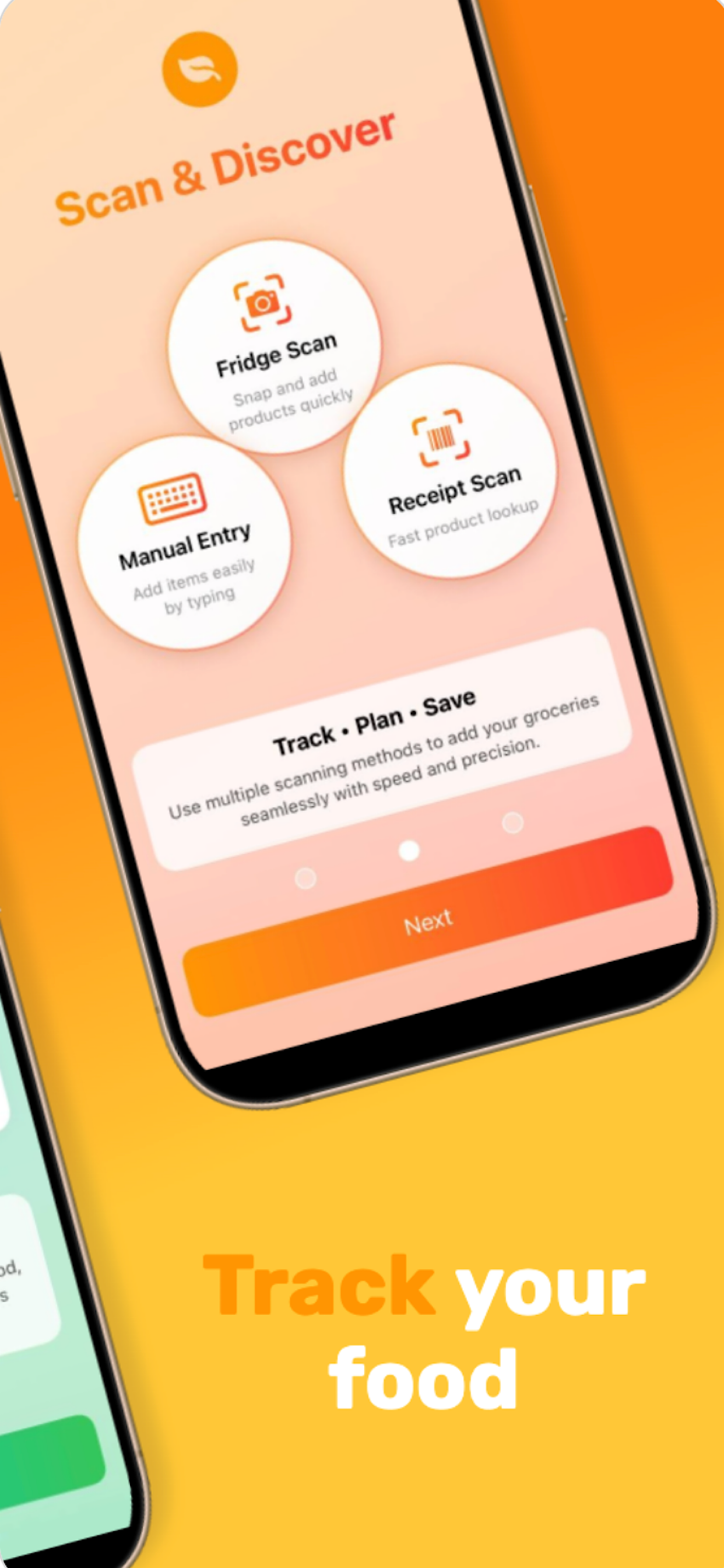 Virtualfridge - persönlicher Kühlschrankmanager - Verfolgen Sie Ihr Essen.Verschwenden Sie weniger - sparen Sie mehr Geld.Iss klüger. Medien 2