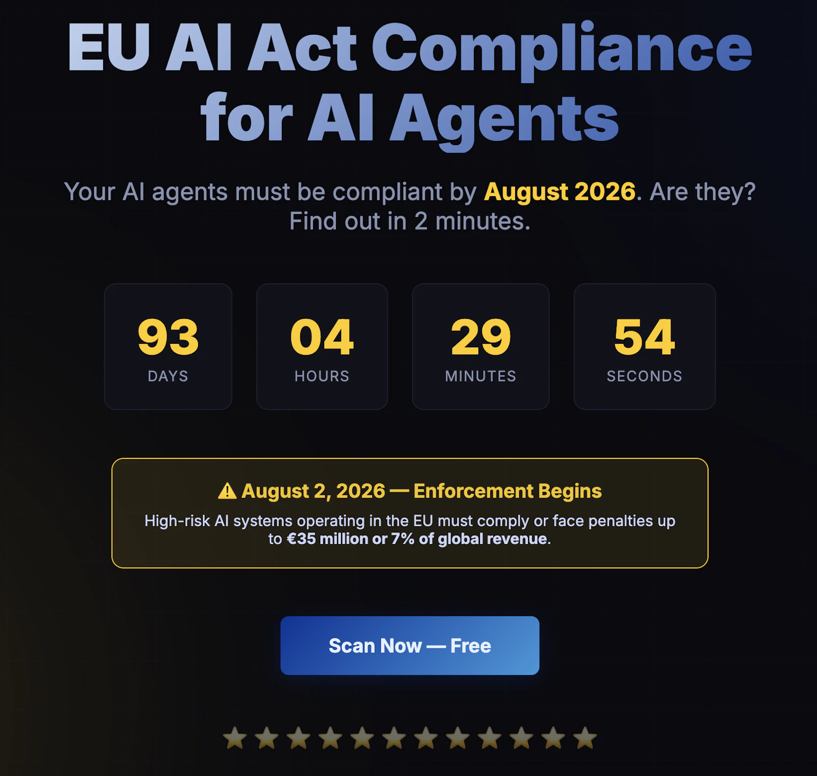 Pitstop EU AI Act Compliance Scanner screenshot 1