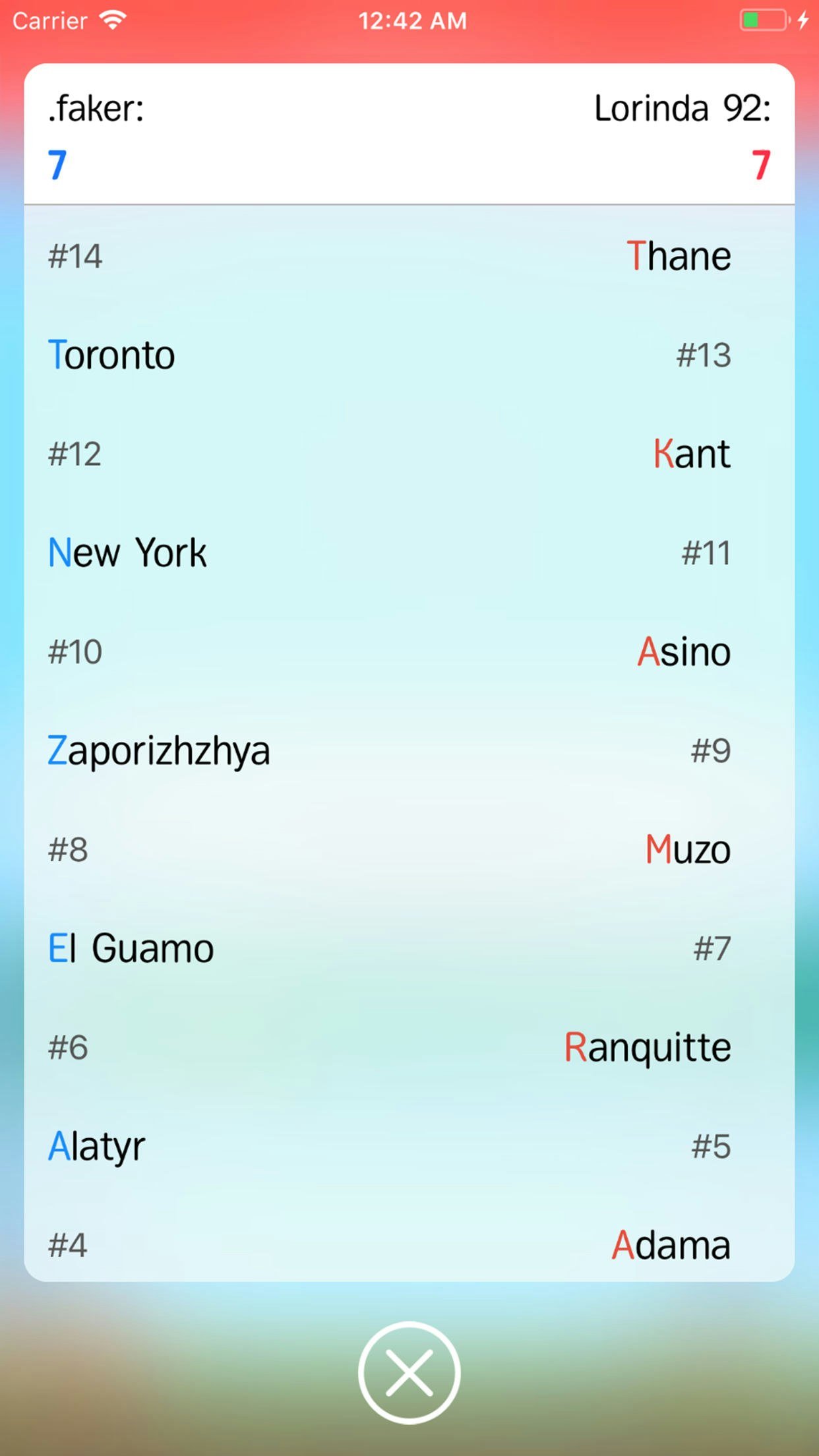 City Names: Word Chain Game gallery image