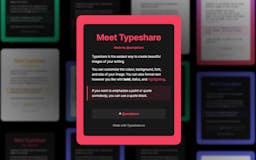 Typeshare media 2