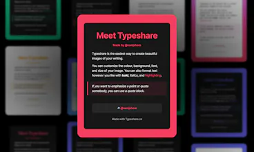 Typeshare gallery image