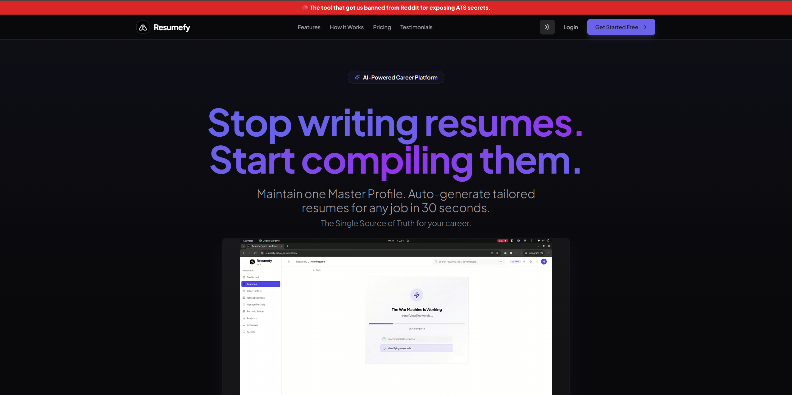 Resumefy.pro gallery image