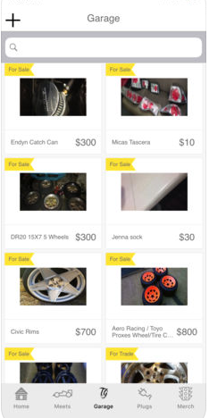 Tejs Garage App:  buying, selling and trading car parts gallery image