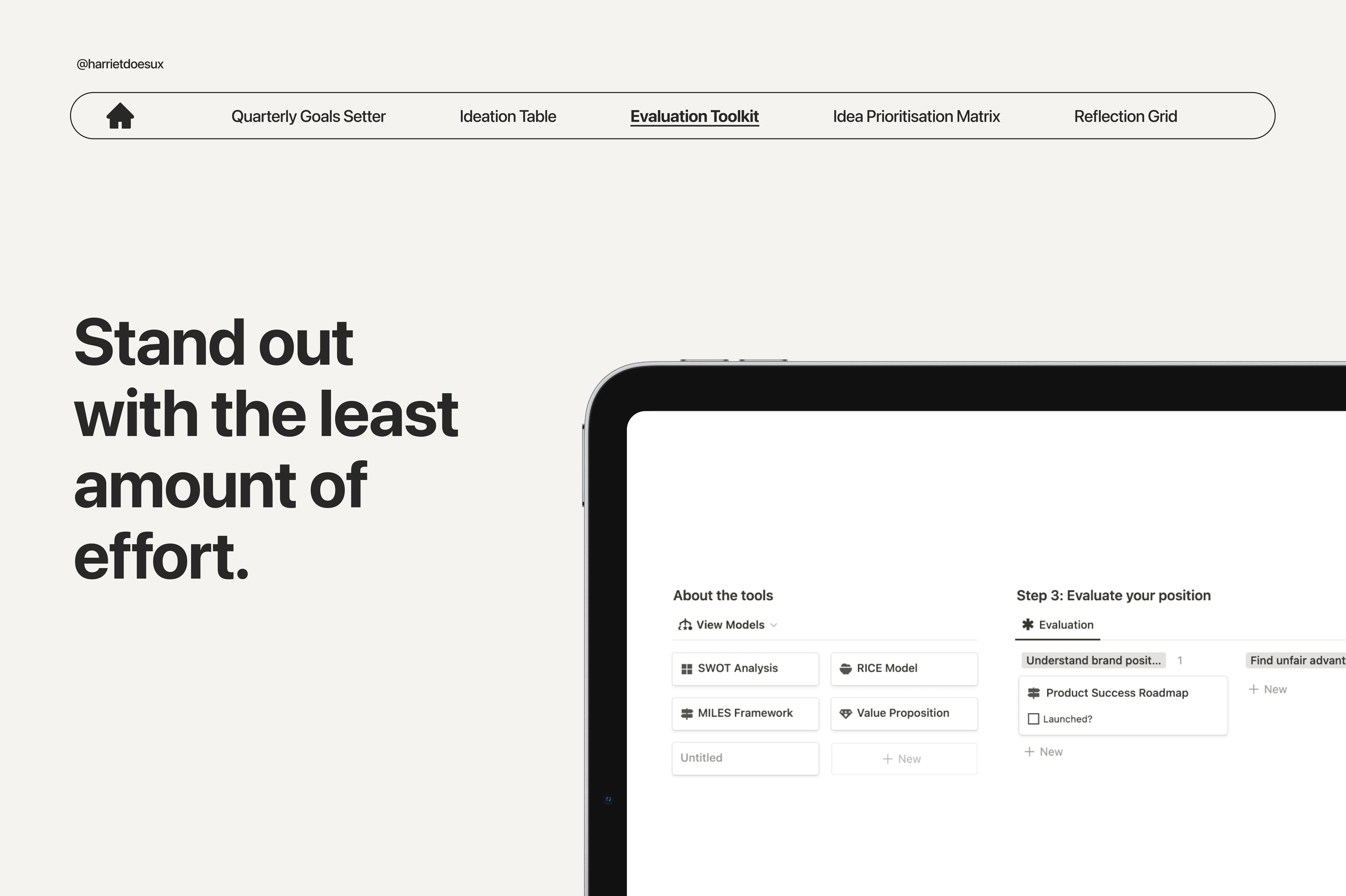 Notion Product Success Roadmap gallery image