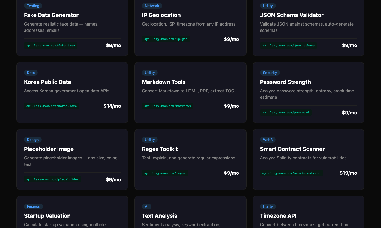 lazymac API Hub gallery image