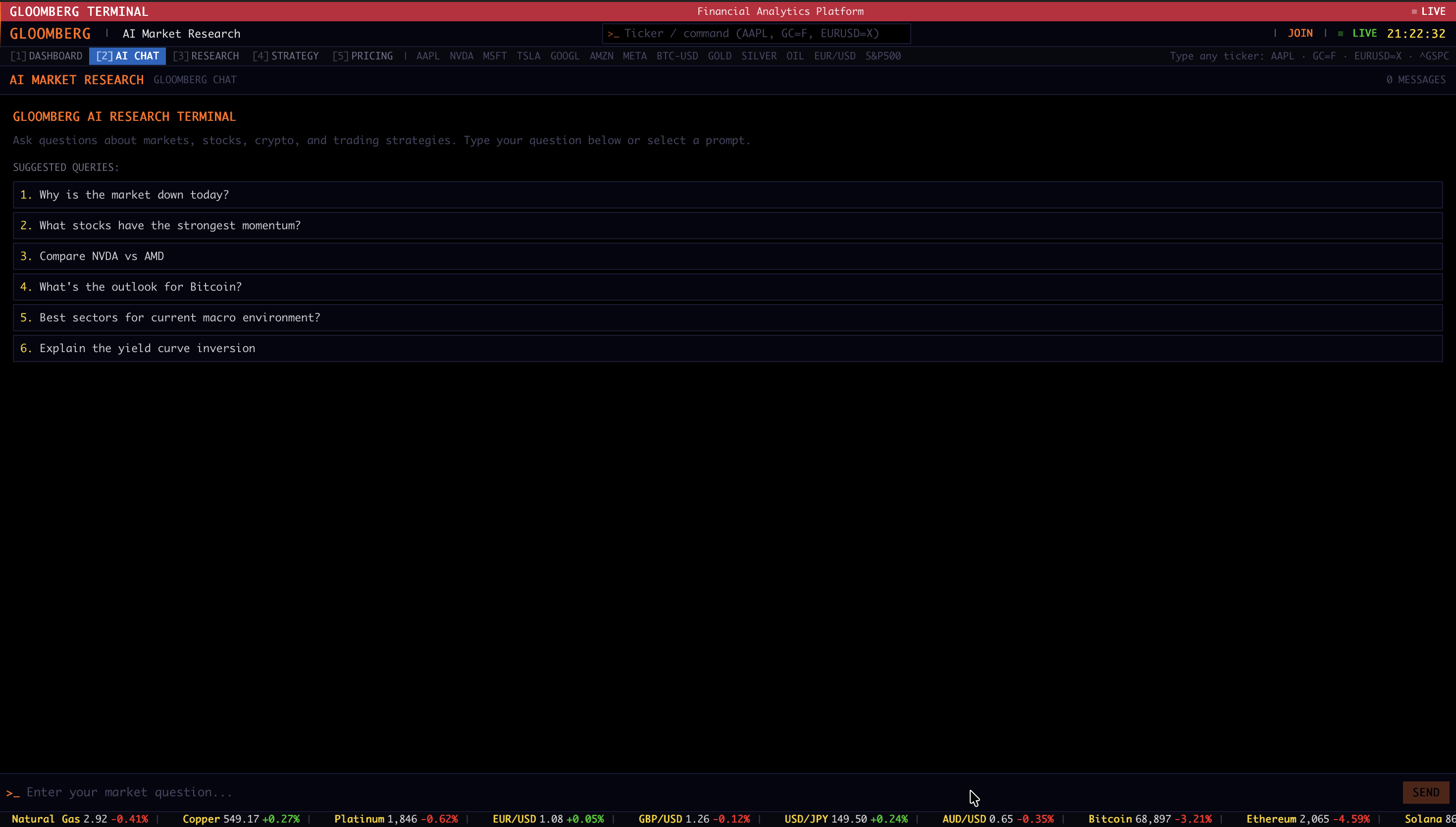 GLOOMBERG TERMINAL gallery image