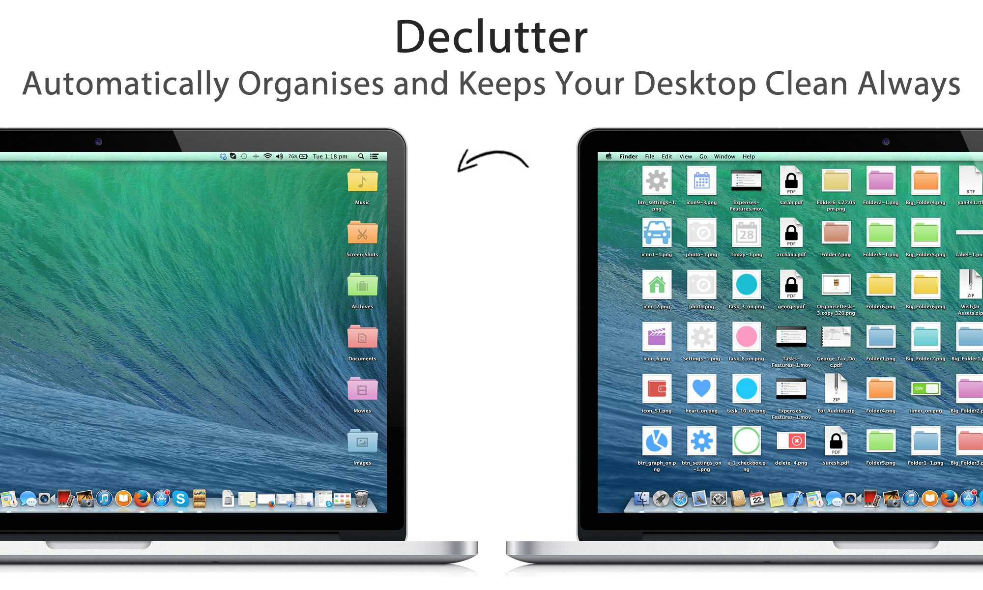 declutter mac menu bar