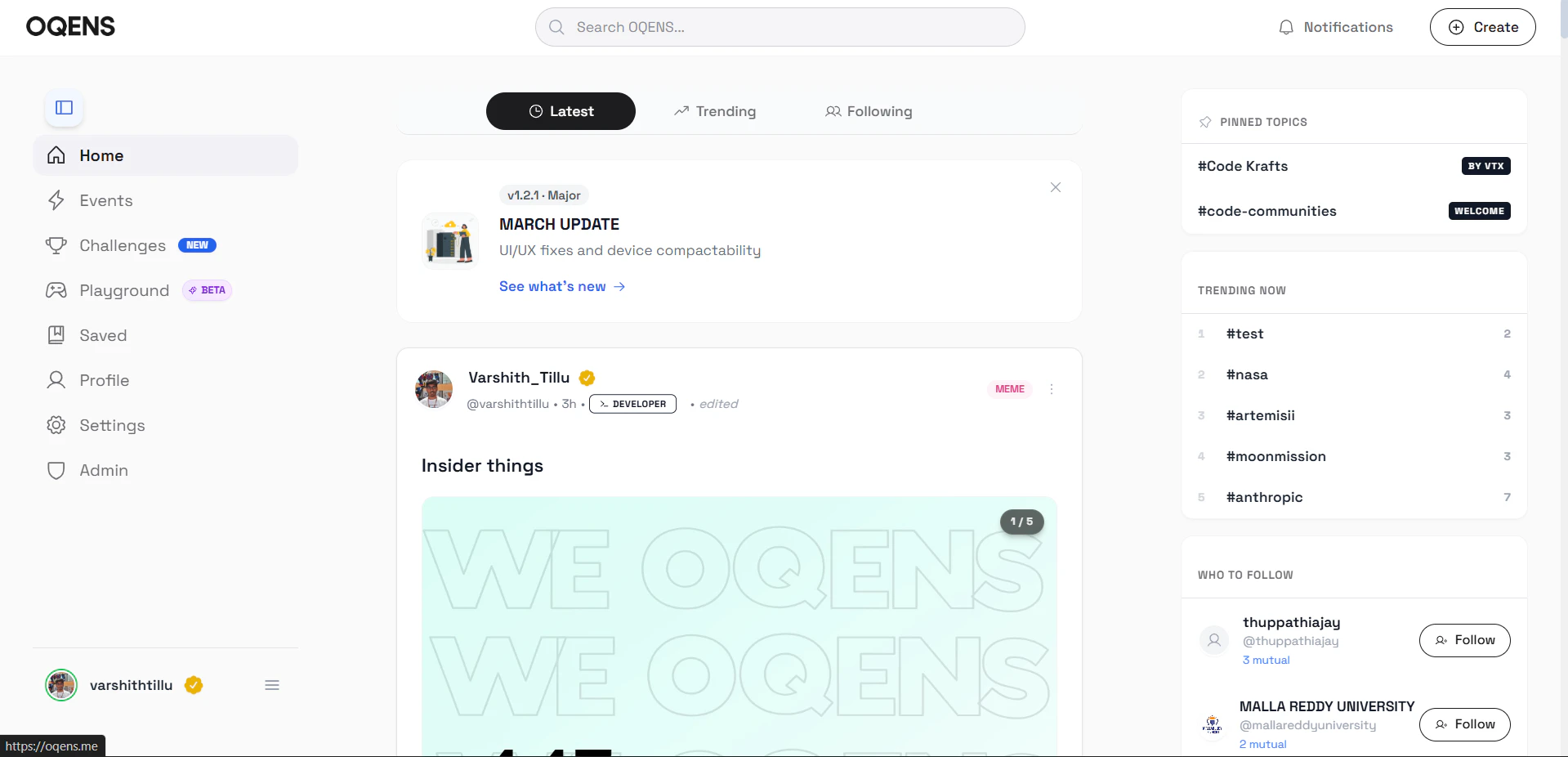 OQENS screenshot 1