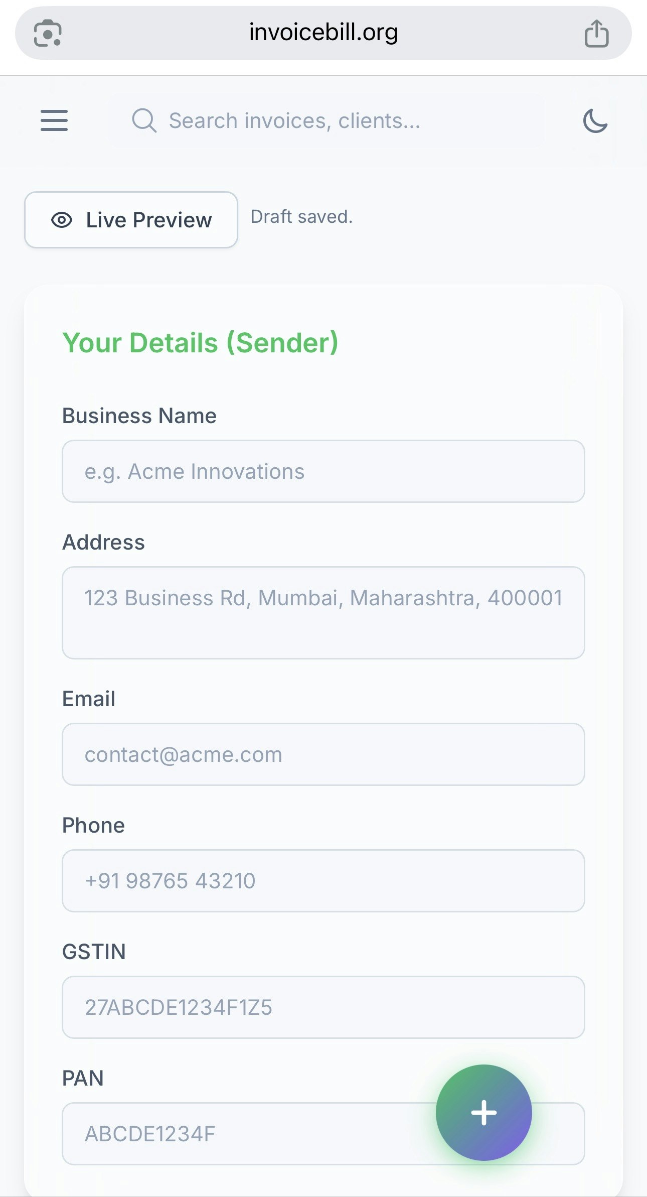 Free Invoice Generator (No Signup) gallery image