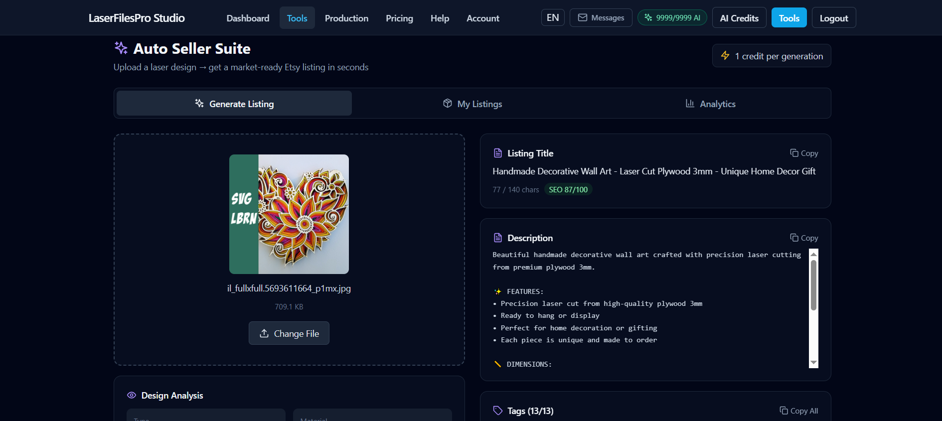 LaserFilesPro Studio gallery image