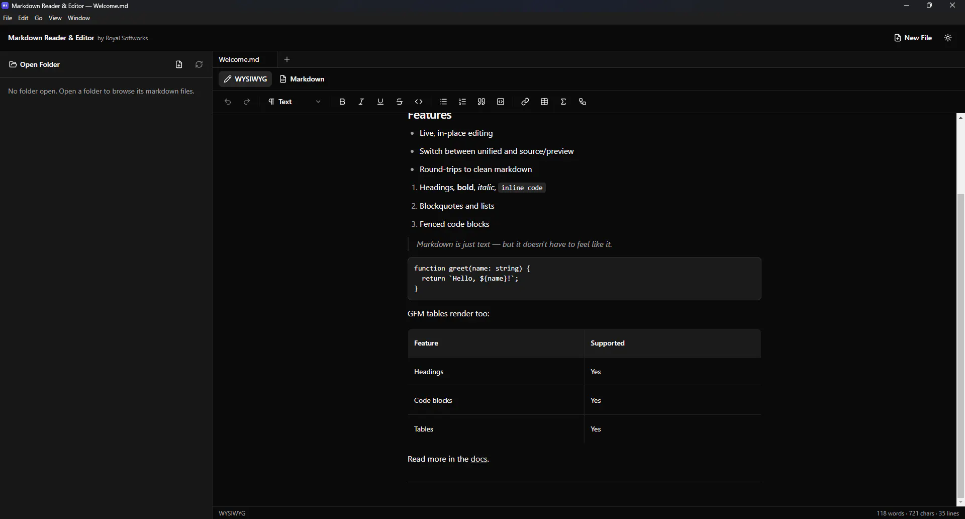 Markdown & Text Editor and viewer gallery image