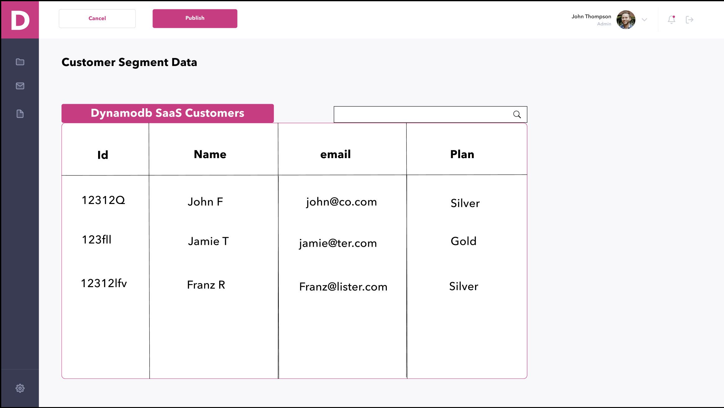 Your no code admin tool gallery image