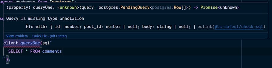 SafeQL gallery image