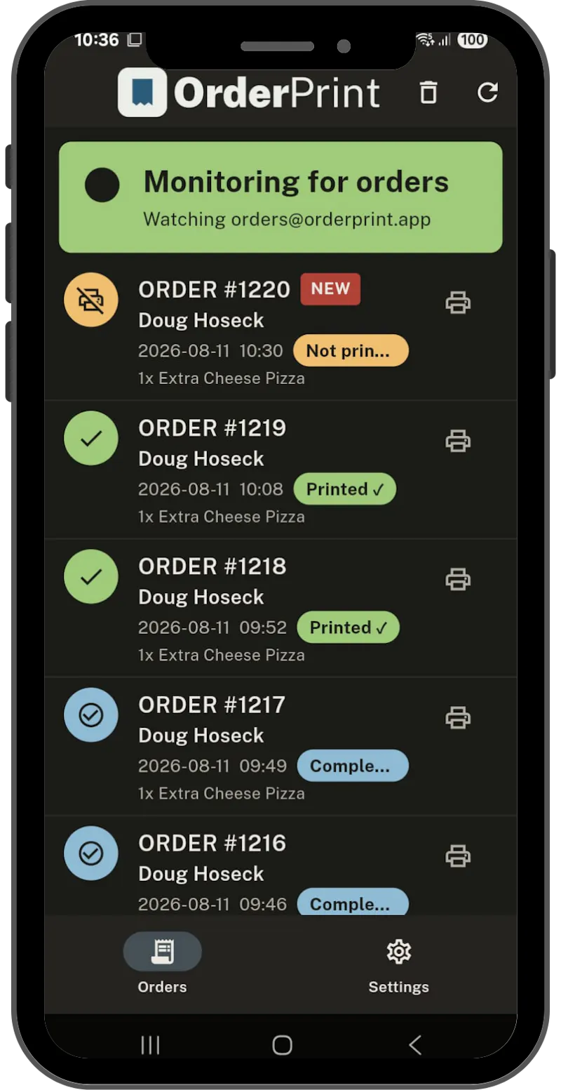 OrderPrint screenshot 7