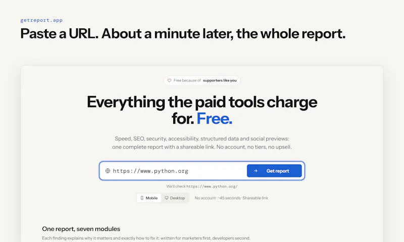 getReport screenshot 5