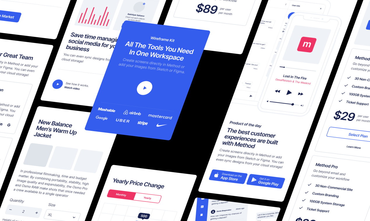 Method Wireframe Kit Image