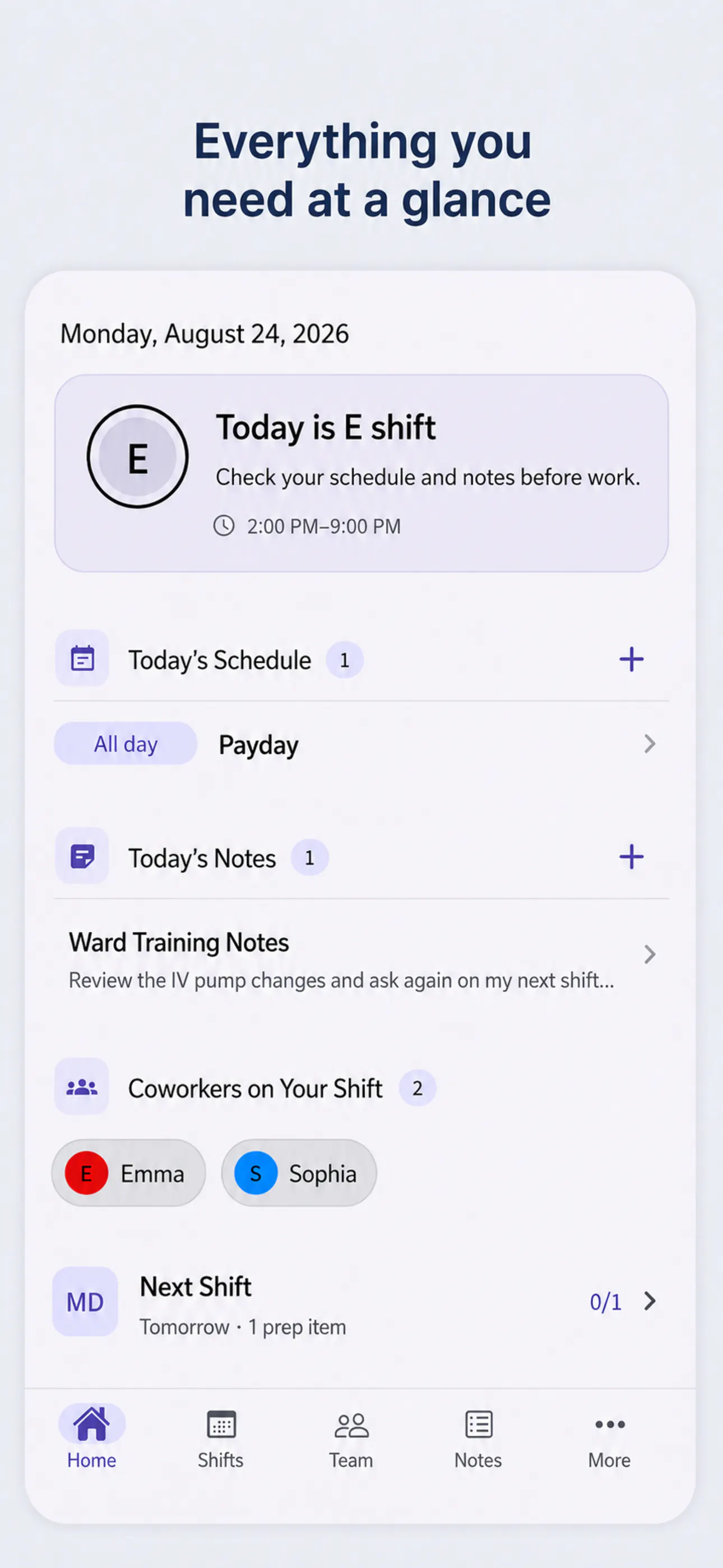 ShiftMate - Nurse shift calendar gallery image