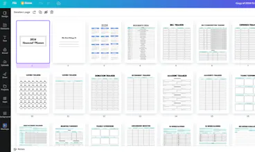 Ultimate CANVA TEMPLETES 2024 Planner gallery image