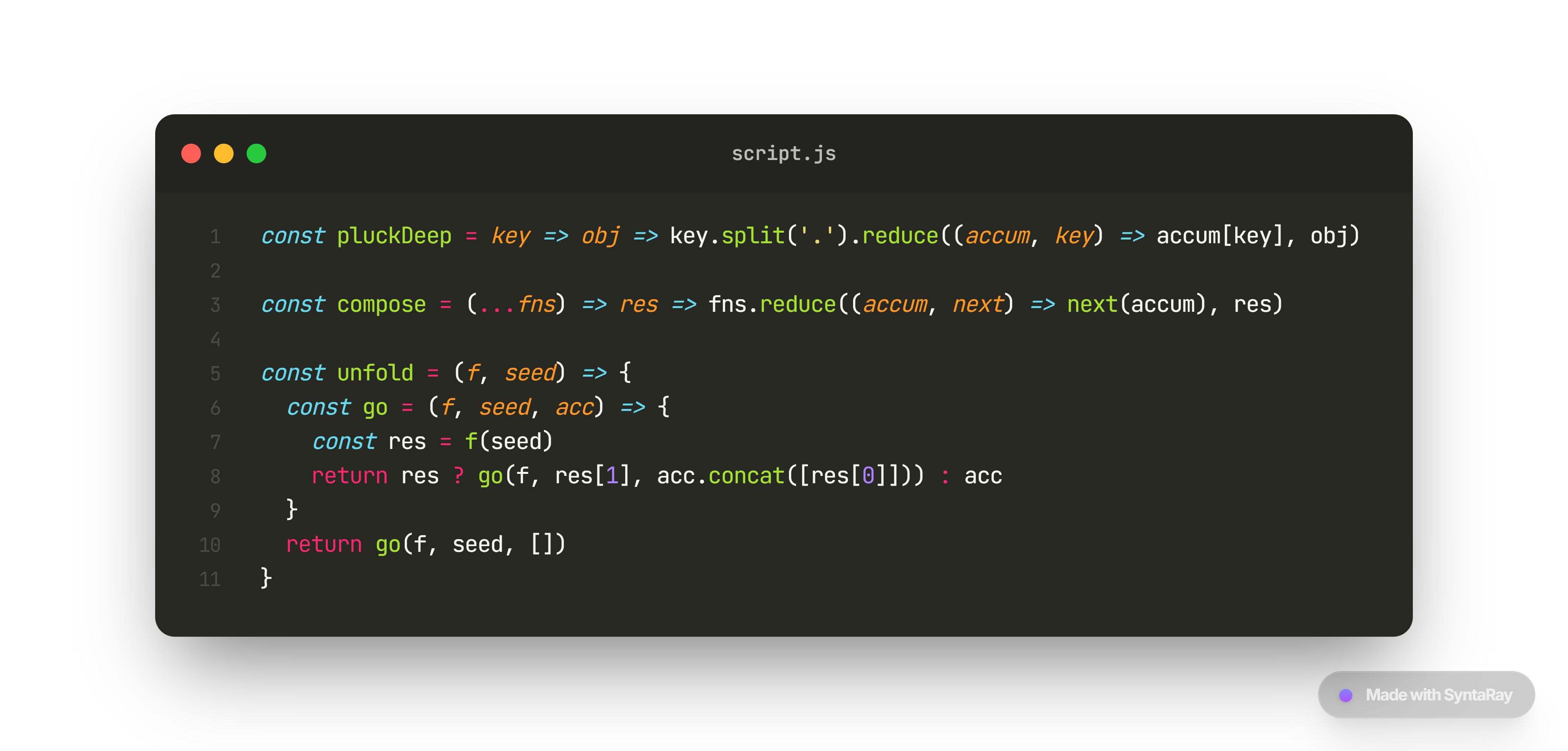 SyntaRay - Screenshot 3 showing product features and functionality