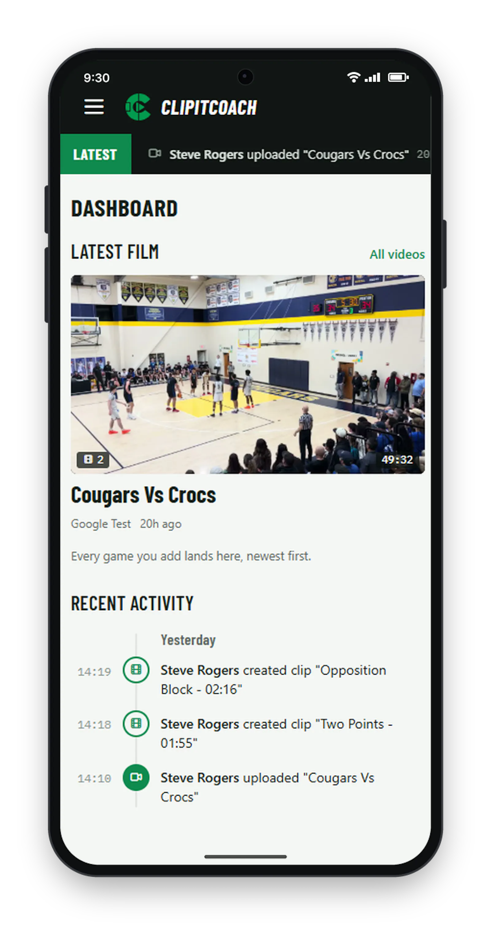 ClipItCoach screenshot 1