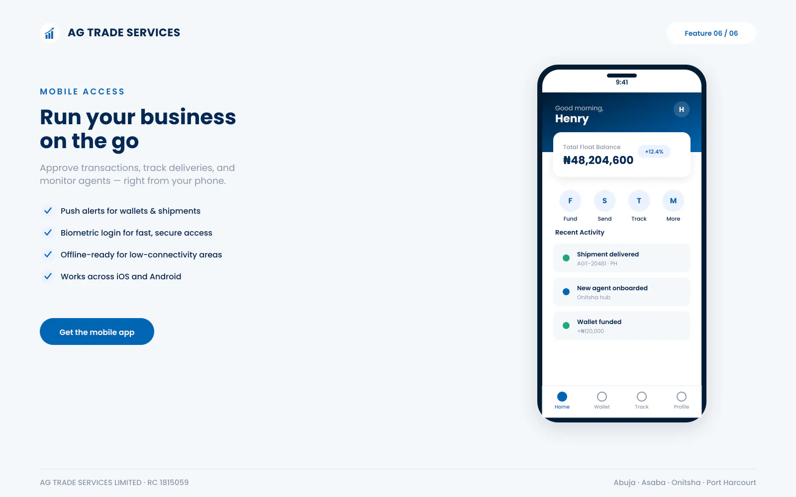 AGTS Business Support Platform gallery image
