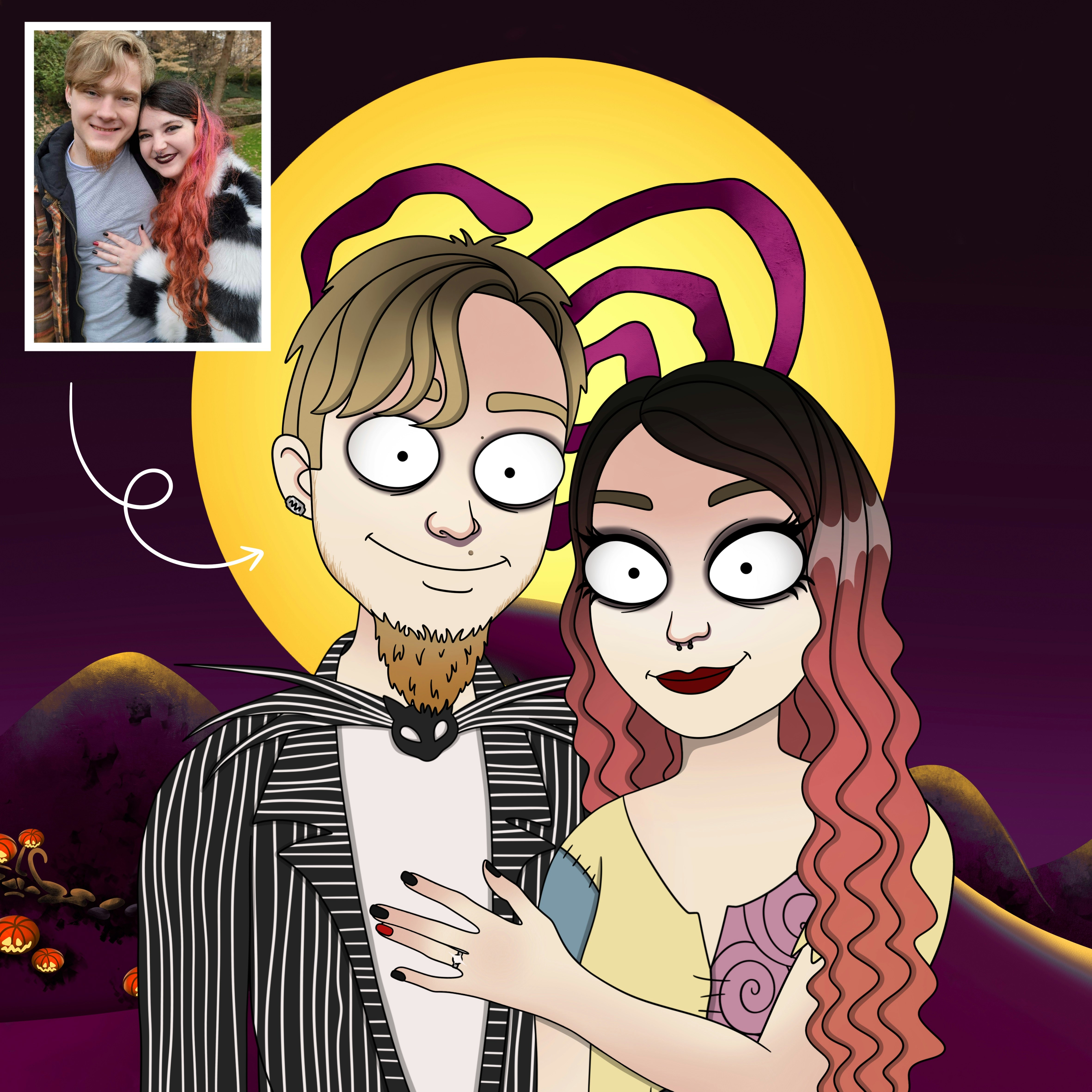 Toon Art personalizado: seus retratos personalizados media 1