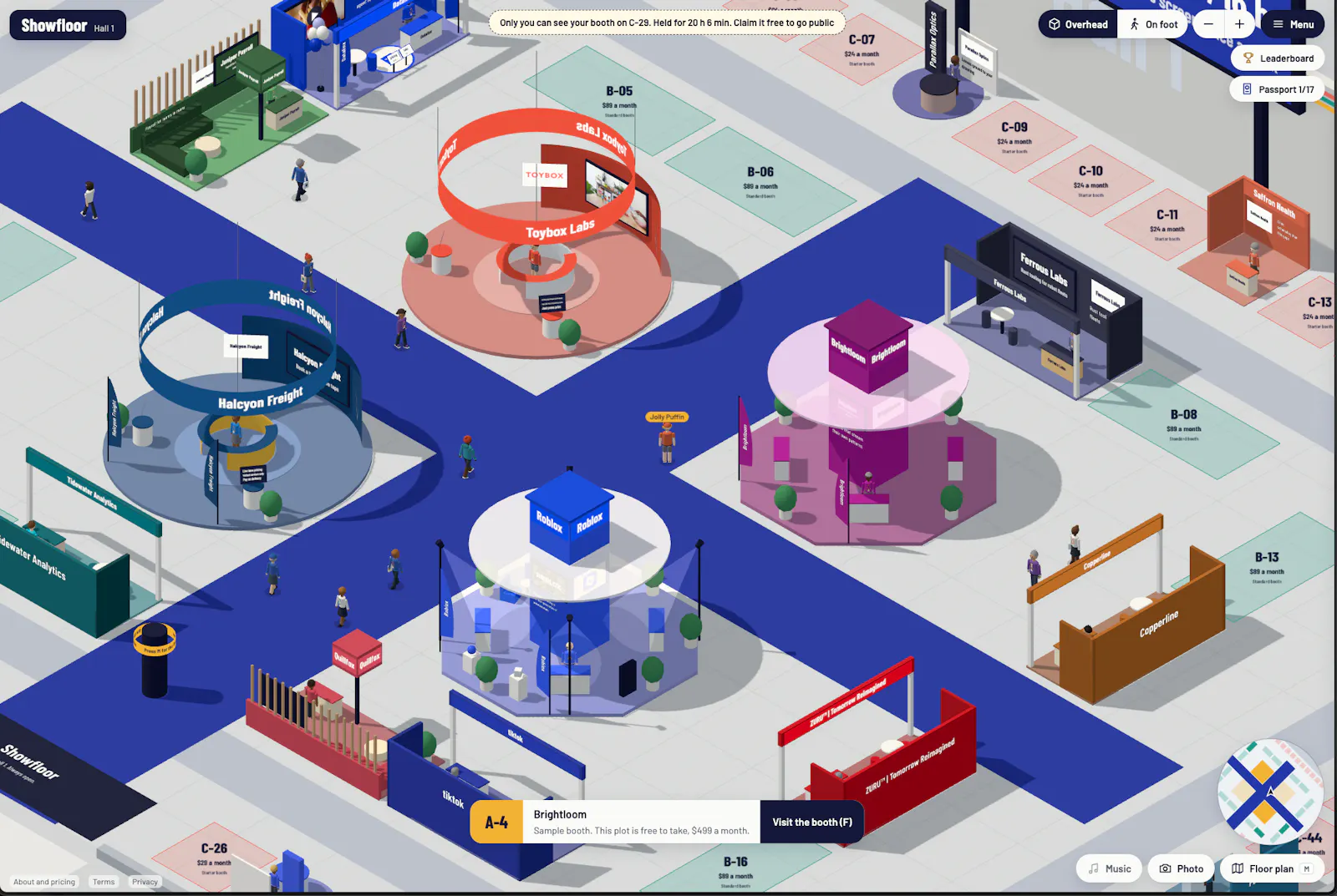 Showfloor.lol screenshot 2