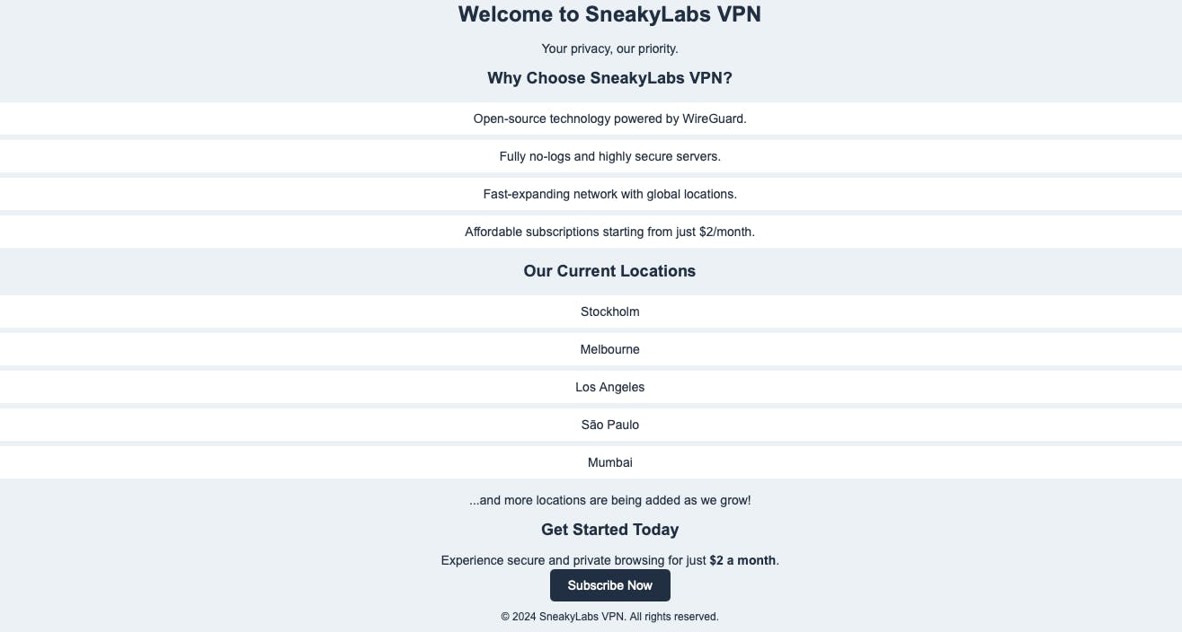 SneakyLabs VPN media 1