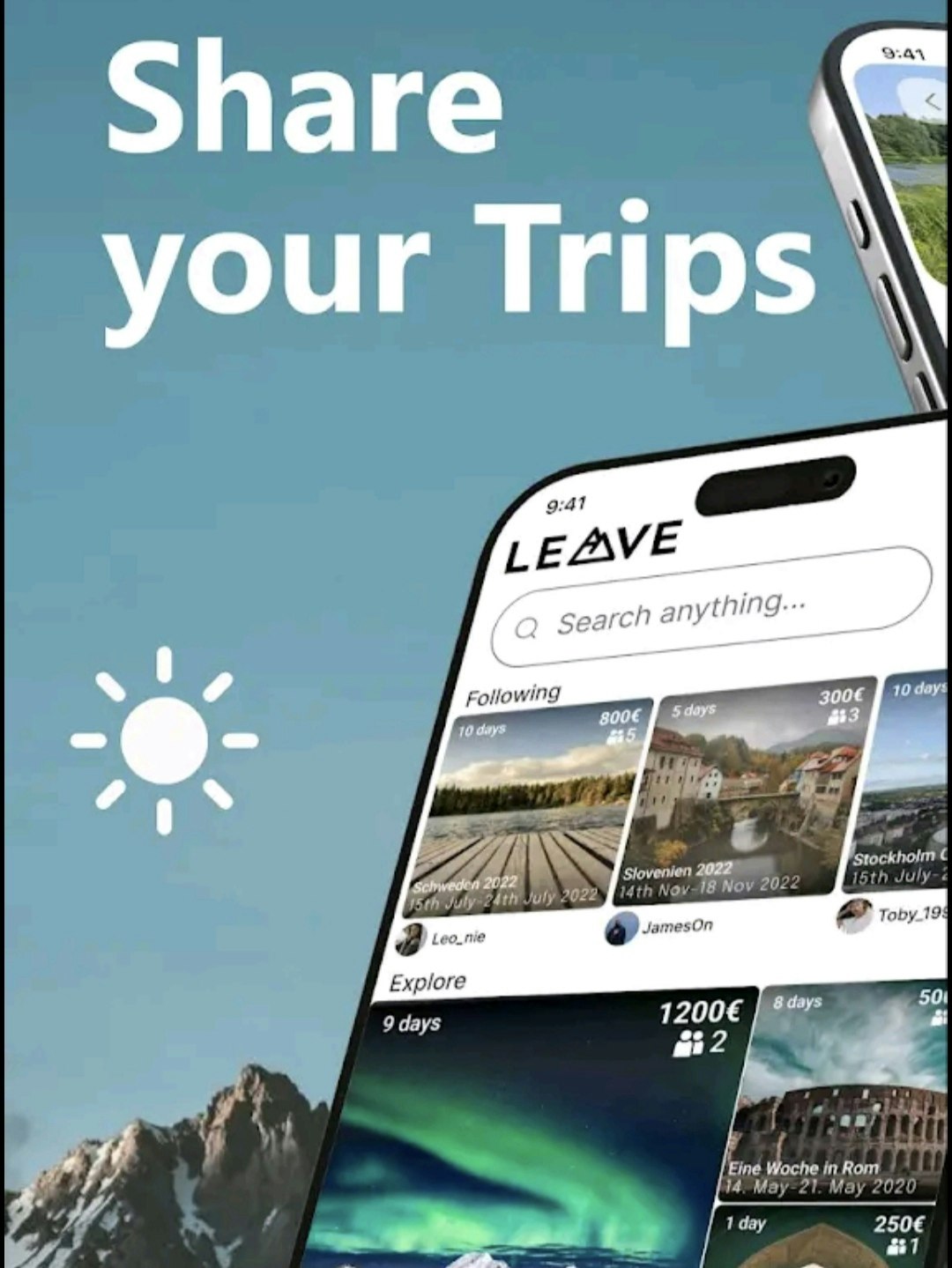 LEAVE: Find & share trips gallery image