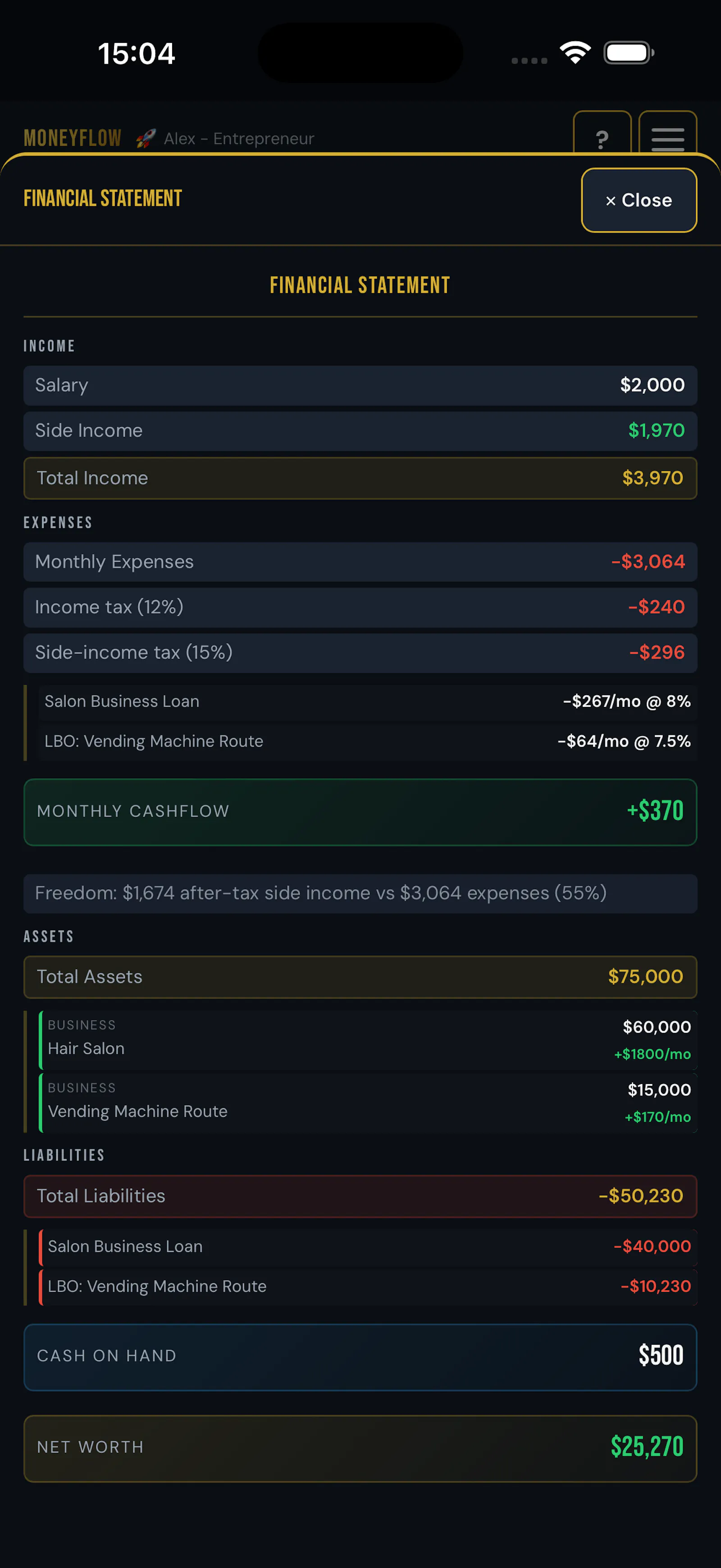Moneyflow screenshot 3