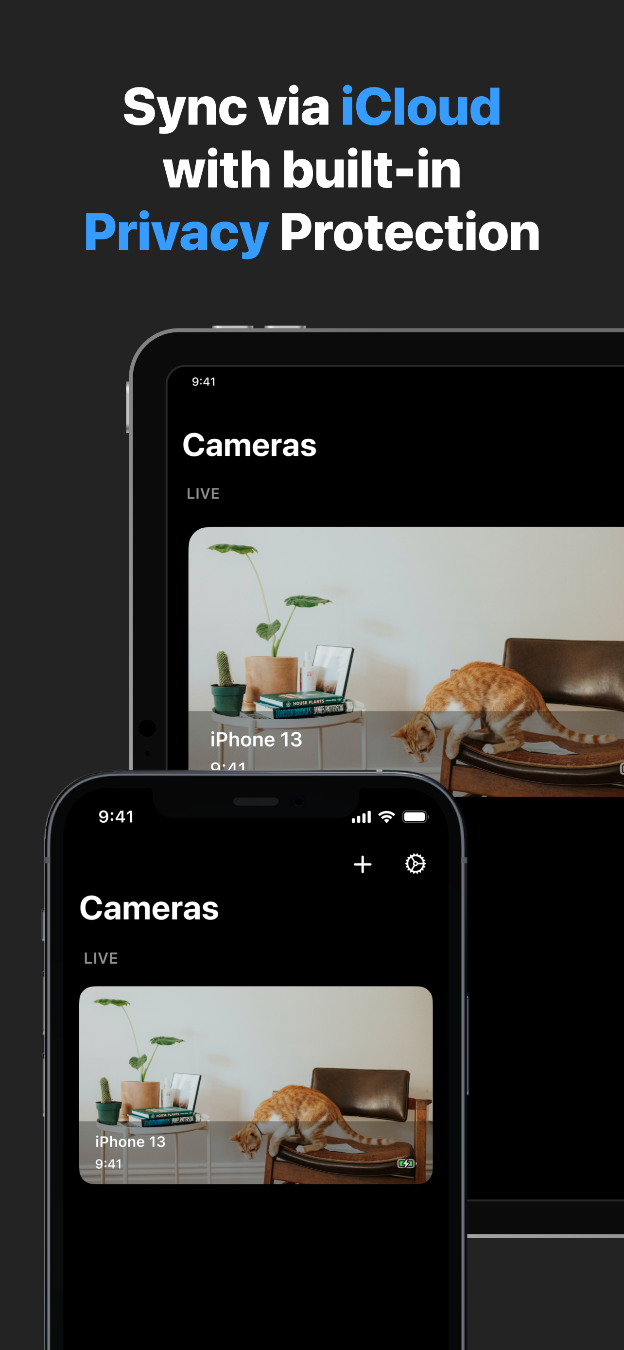 Phonitor - Verwandeln Sie das alte iPhone oder iPad in eine Überwachungskamera Medien 8