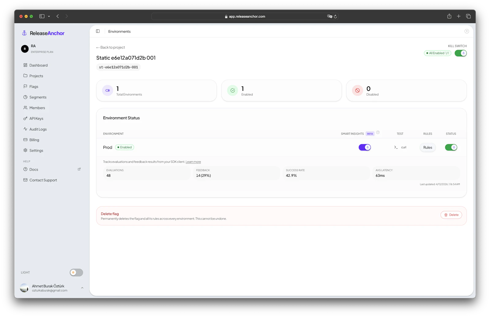 Release Anchor screenshot 1
