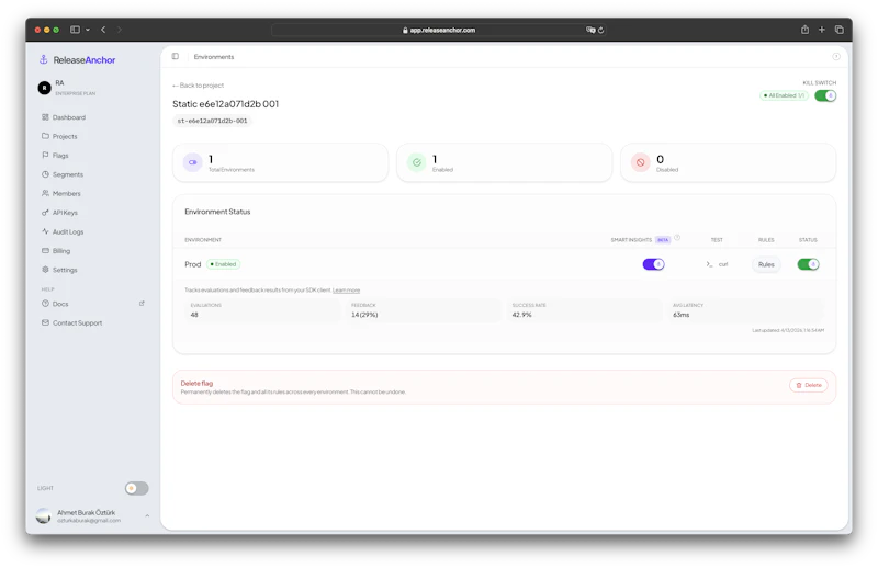 Release Anchor screenshot 1