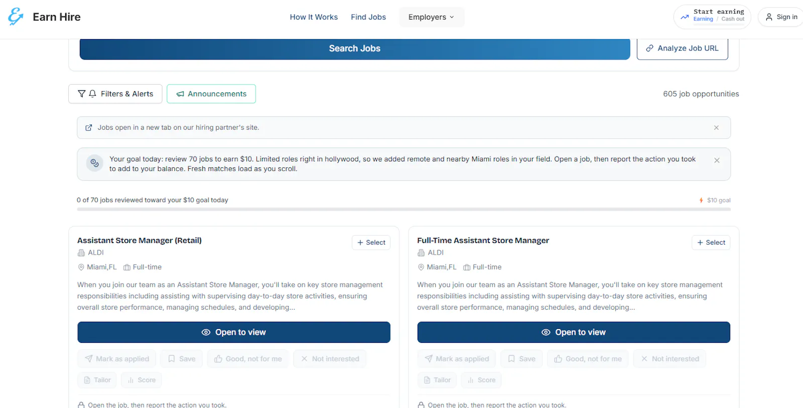 Earn Hire screenshot 2