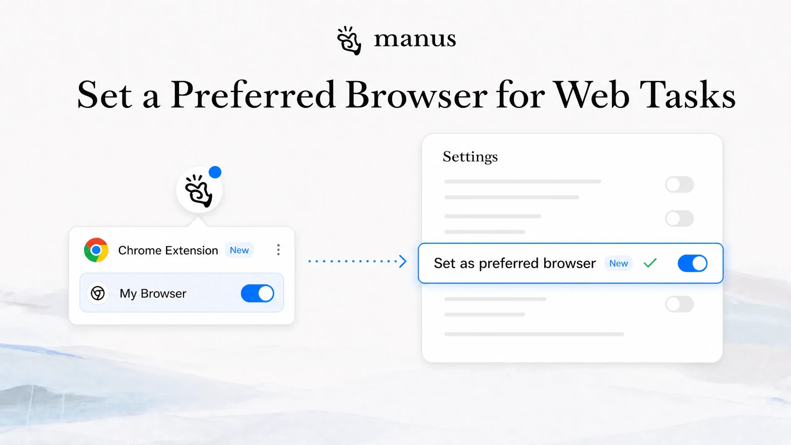 Manus Preferred Browser screenshot 1