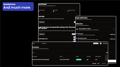 SaaSphere NextJS SaaS Boilerplate gallery image