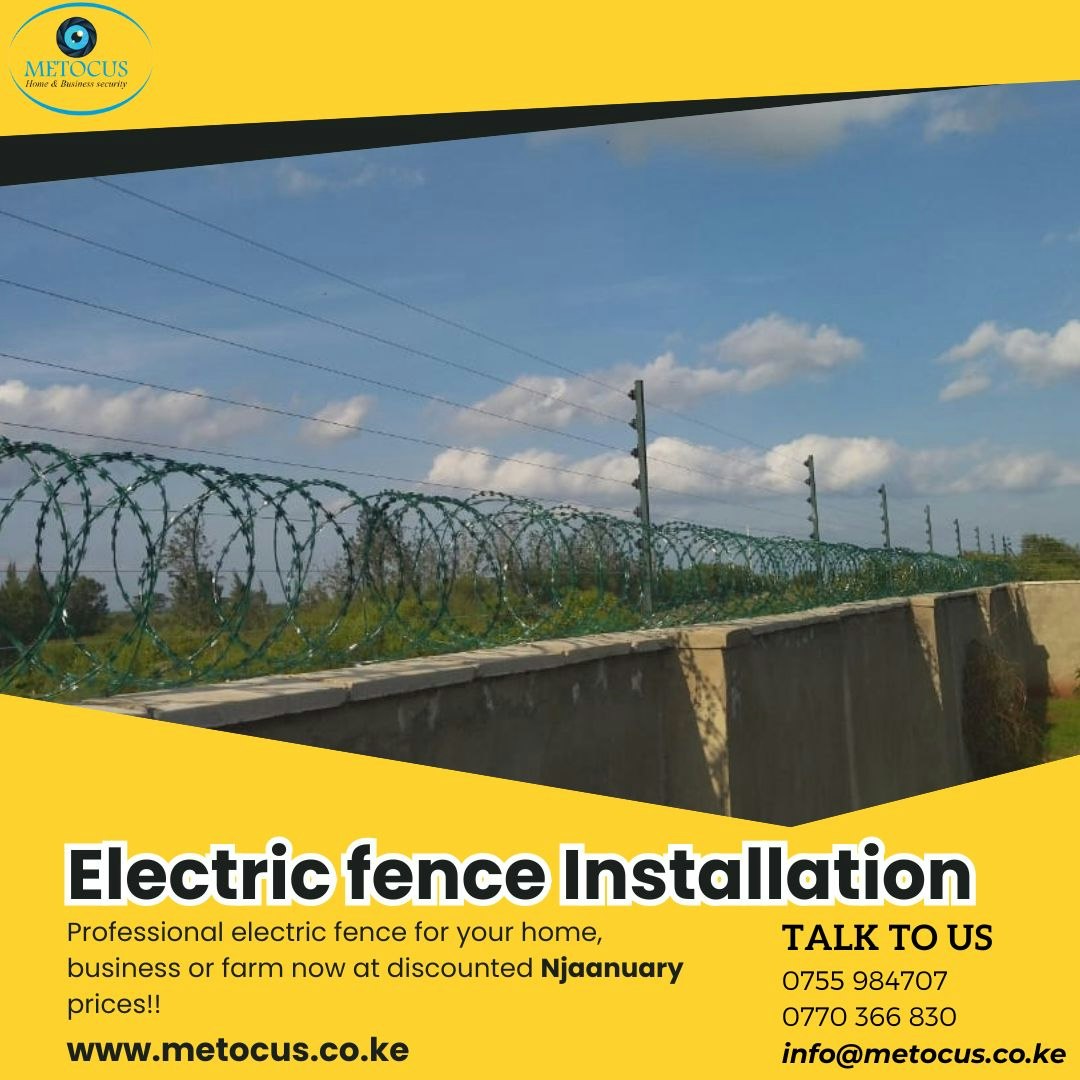 Elektrische hekinstallatie in Kenia media 1