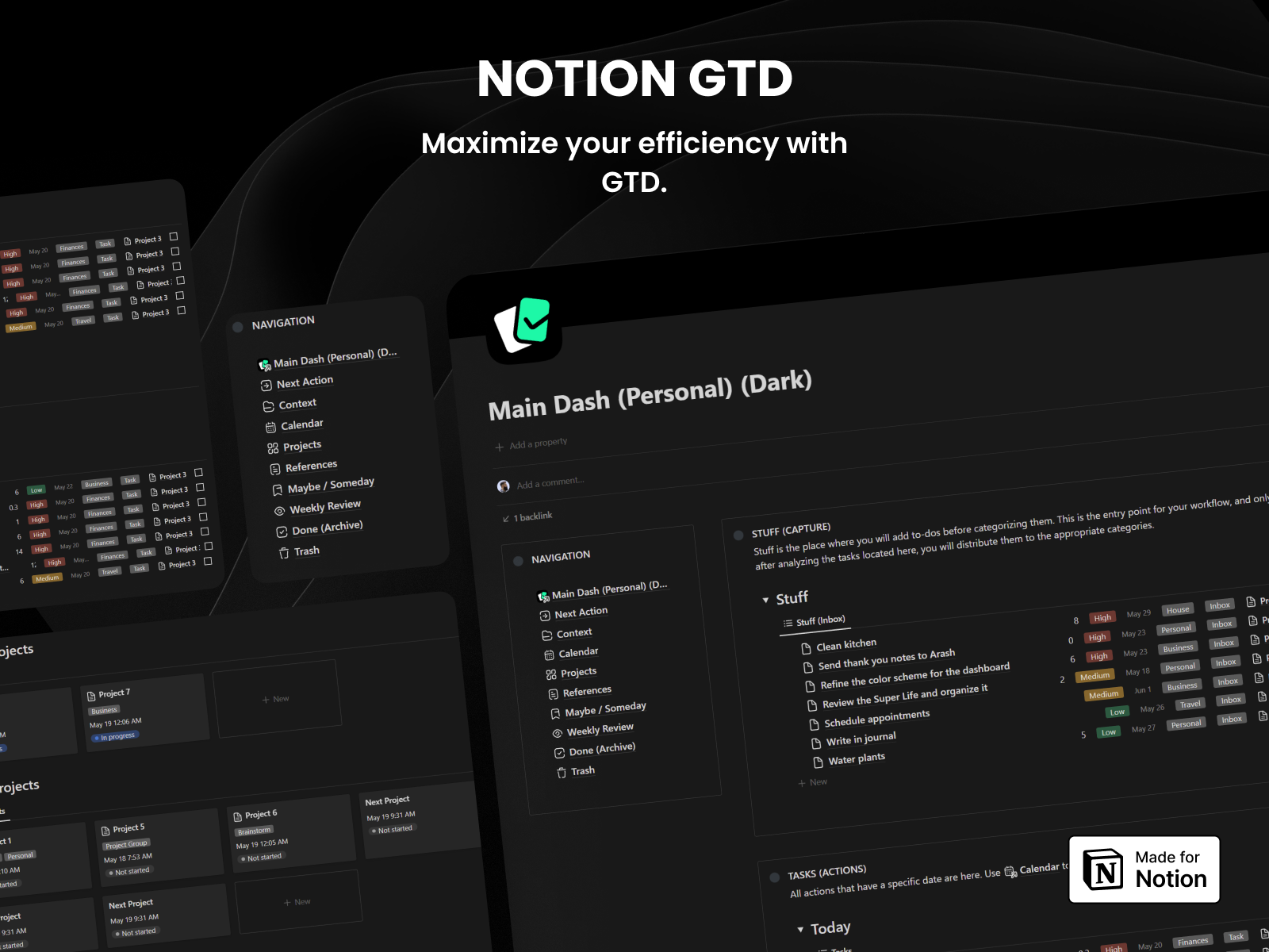 وسائط الفكرة النهائية نظام GTD! - قالب فكرة البرد GTD لإثارة إنتاجيتك 1
