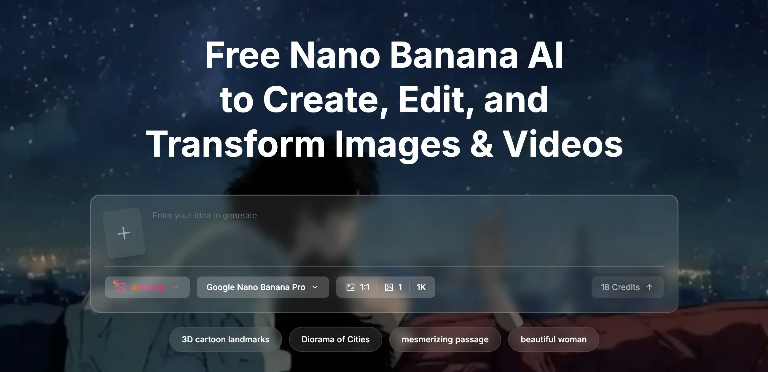 BananaAI - Main product screenshot demonstrating key features and user interface